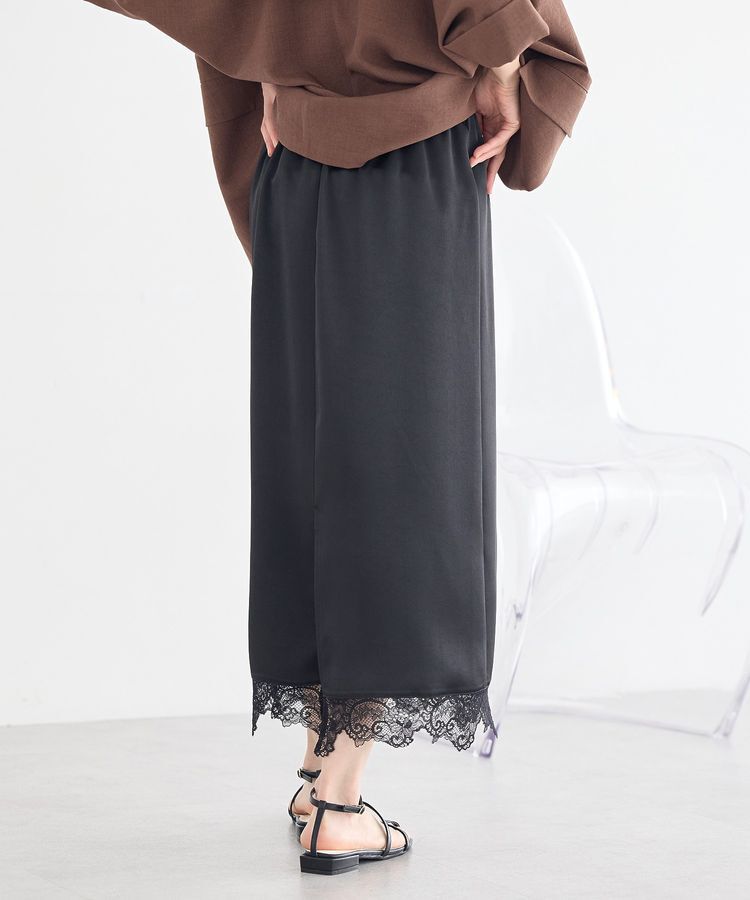 earth music&ecology「サテンレーススカート」|スカート|
