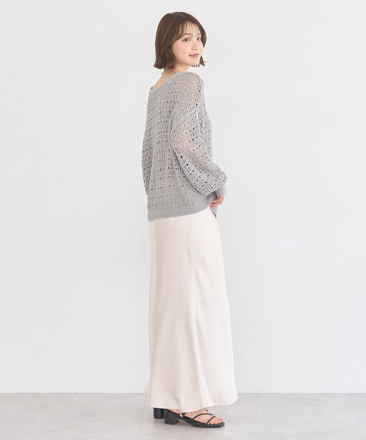 earth music&ecology「メッシュニットプルオーバー」|ニット・セーター|