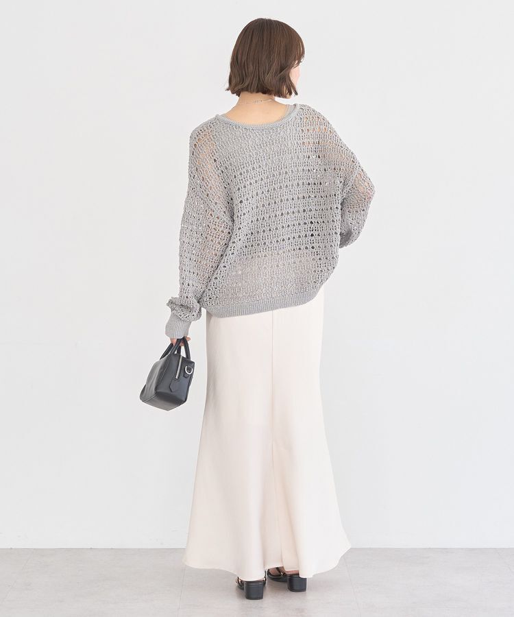 earth music&ecology「メッシュニットプルオーバー」|ニット・セーター|