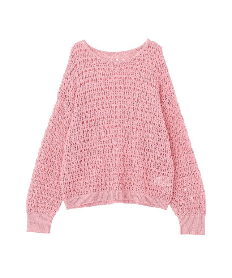 earth music&ecology「メッシュニットプルオーバー」|ニット・セーター|