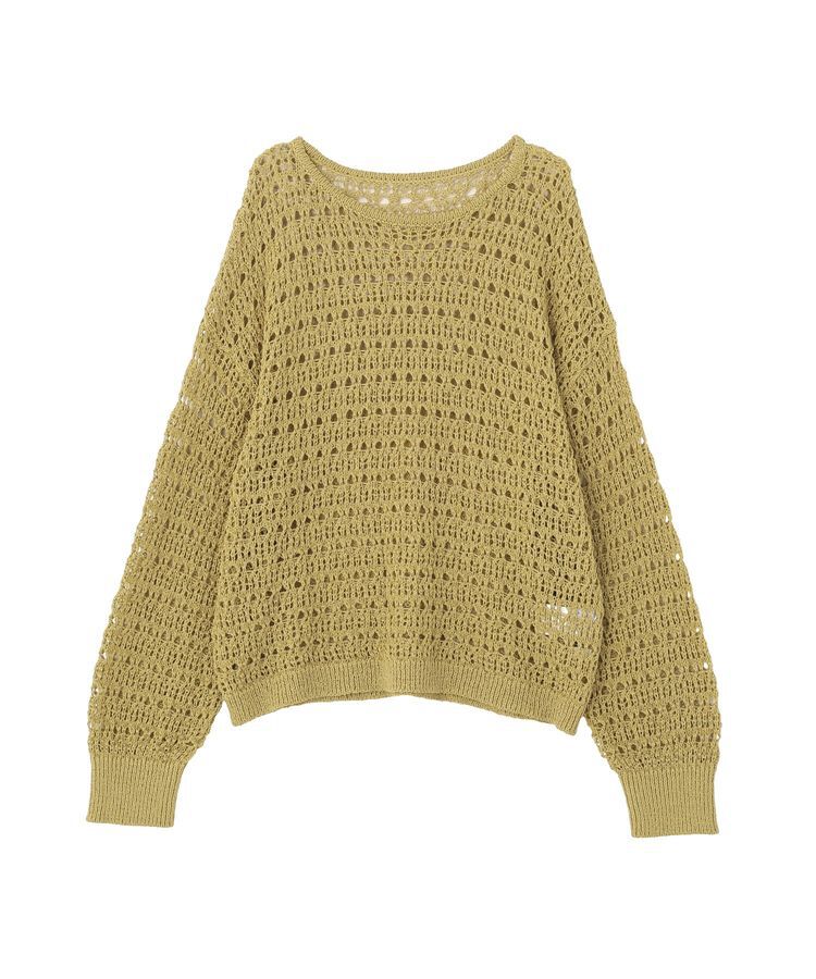 earth music&ecology「メッシュニットプルオーバー」|ニット・セーター|