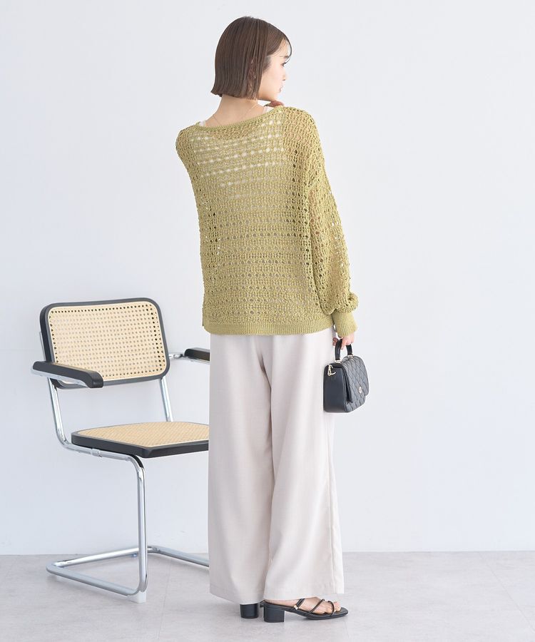 earth music&ecology「メッシュニットプルオーバー」|ニット・セーター|