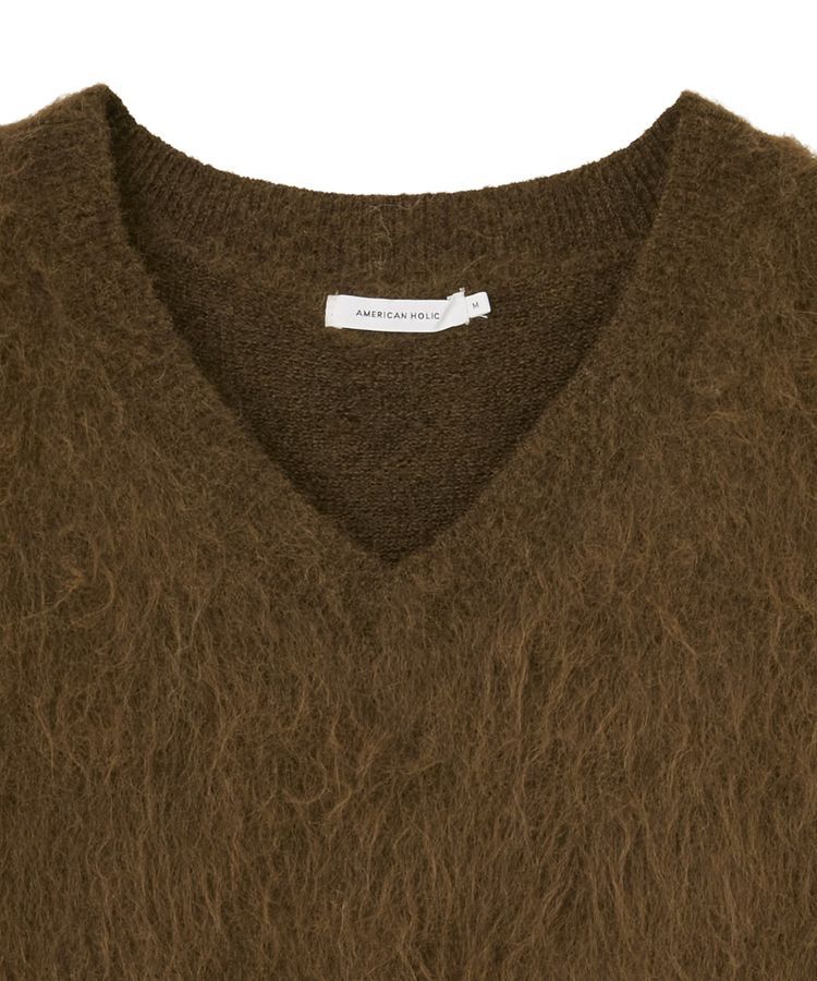 AMERICAN HOLIC「起毛シャギールーズニットプルオーバー」|ニット・セーター|