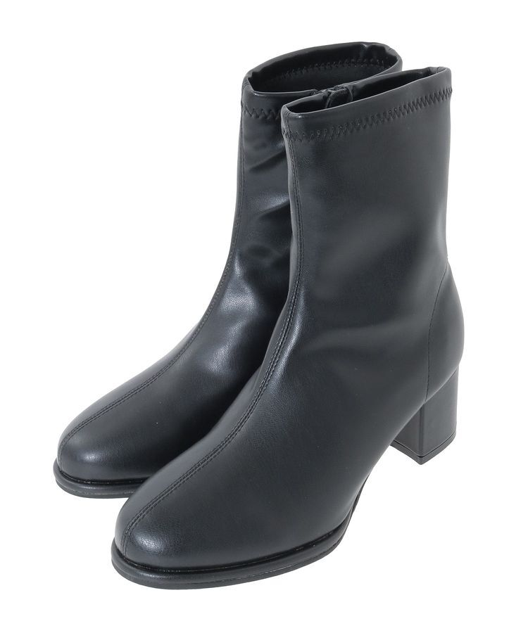 Green Parks「・minia ラウンドストレッチショートブーツ」|ショートブーツ|