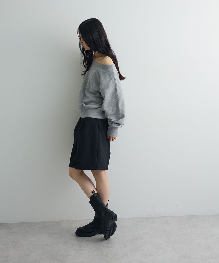 AnriettMusee「オフショルスウェット」|スウェット・ジャージ|