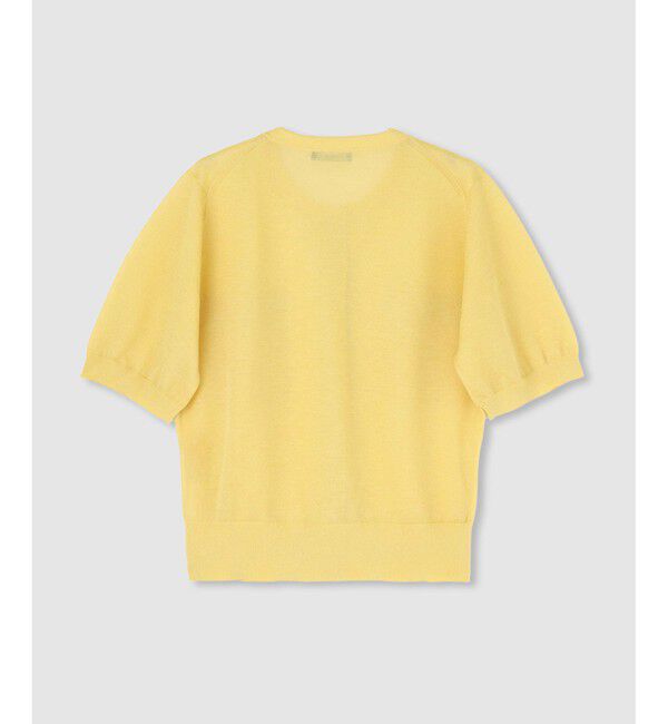 allureville「スパークシアー半袖カーディガン」|カーディガン|