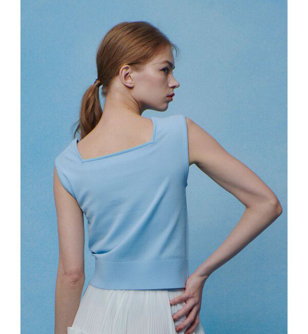 LOULOU WILLOUGHBY「【LOULOU WILLOUGHBY】CHERRYビジュータンク」|ニット・セーター|