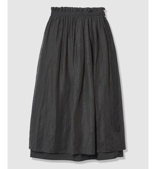 allureville「カールマイヤーギャザースカート」|スカート|