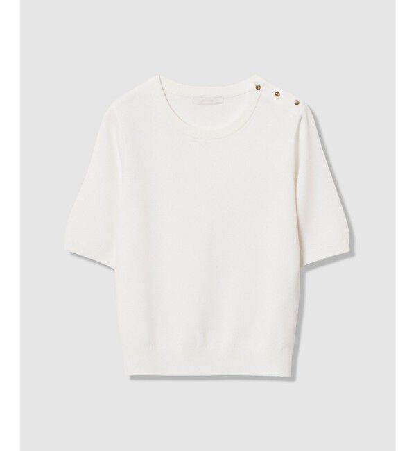 allureville「ソウバリ肩釦クループルオーバー」|ニット・セーター|