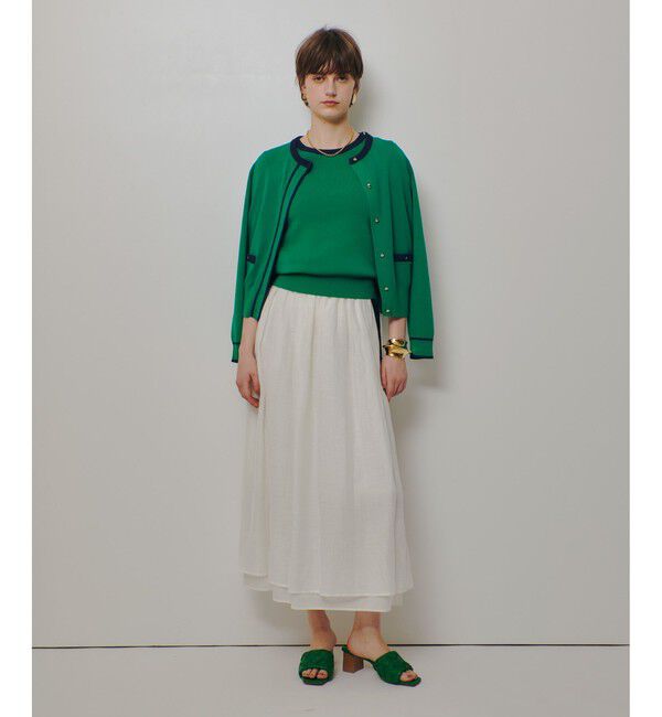 allureville「ソウバリ肩釦クループルオーバー」|ニット・セーター|