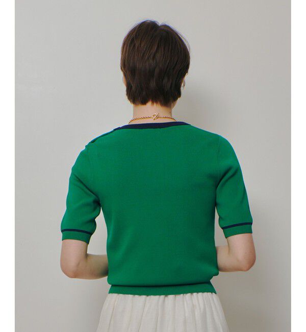 allureville「ソウバリ肩釦クループルオーバー」|ニット・セーター|