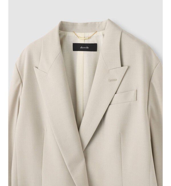 allureville「〈WEB・ルミネ別注〉ボタンレスジャケット」|テーラードジャケット|