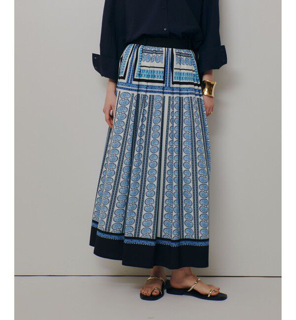 allureville「OFFICINAペイズリースカート」|スカート|