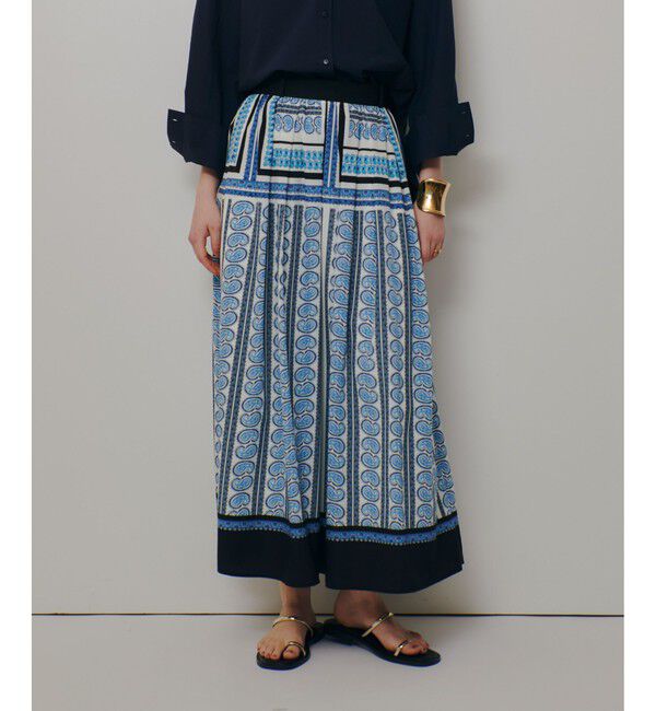 allureville「OFFICINAペイズリースカート」|スカート|