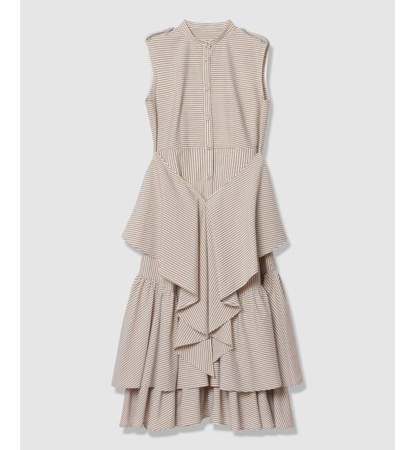 LOULOU WILLOUGHBY「【LOULOU WILLOUGHBY】レイヤードレープワンピース」|ワンピース|