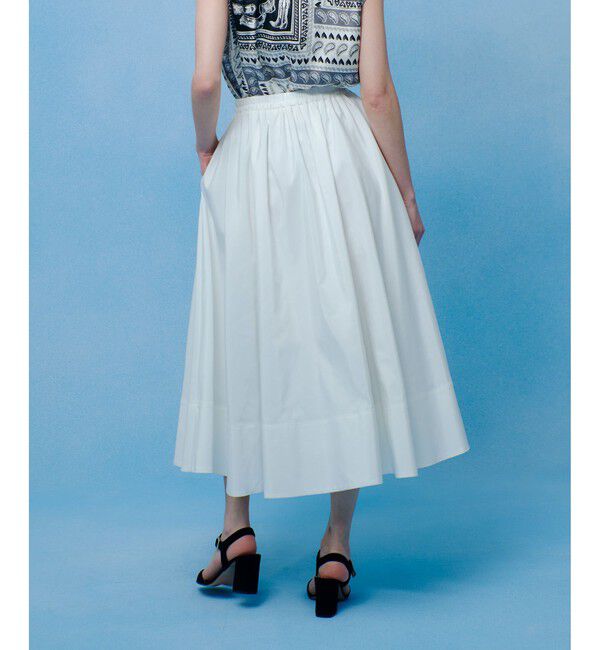 LOULOU WILLOUGHBY「【LOULOU WILLOUGHBY】ポリエステルコットングログランギャザースカート」|スカート|