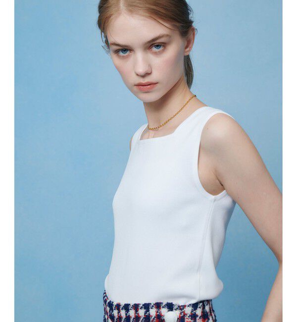 LOULOU WILLOUGHBY「【LOULOU WILLOUGHBY】スクエアタンクトップ」|タンクトップ|