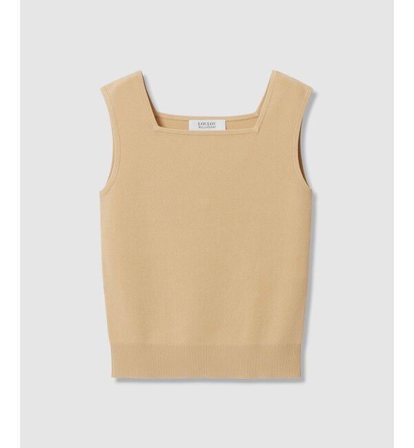 LOULOU WILLOUGHBY「【LOULOU WILLOUGHBY】スクエアタンクトップ」|タンクトップ|