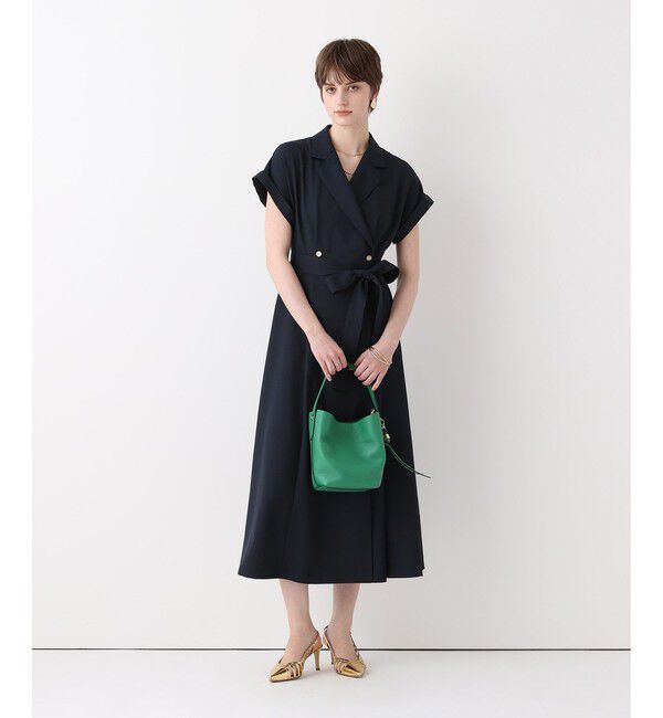 allureville「フレンチスリーブラップワンピース」|ワンピース|