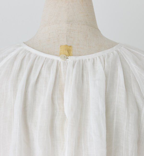  「ストライプラミーシャーリングカフブラウス」|プルオーバー|