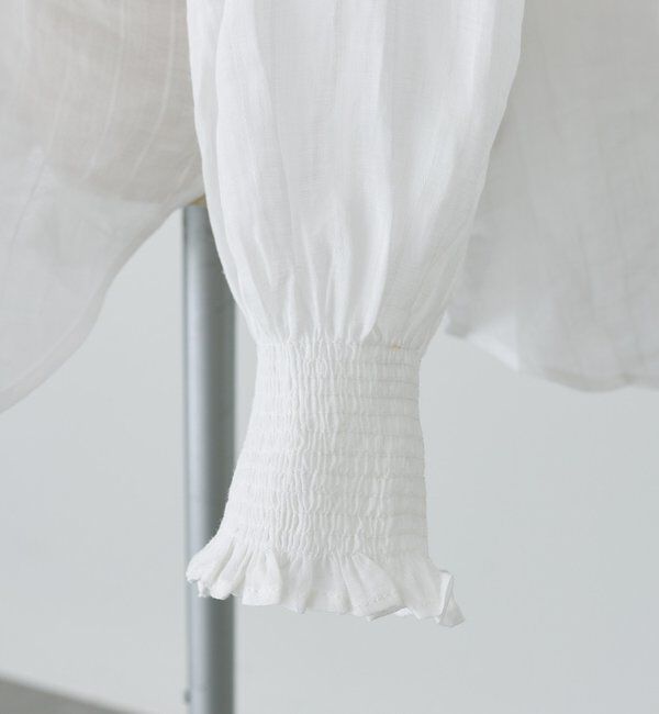  「ストライプラミーシャーリングカフブラウス」|プルオーバー|