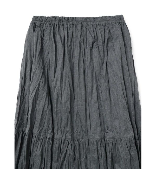 mizuiro ind「mizuiro ind ワッシャープリーツティアードスカート」|スカート|
