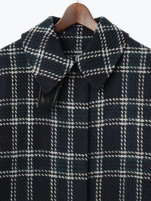 Te chichi「ロービングチェックミドルコート《2025winter catalog item》」|その他|