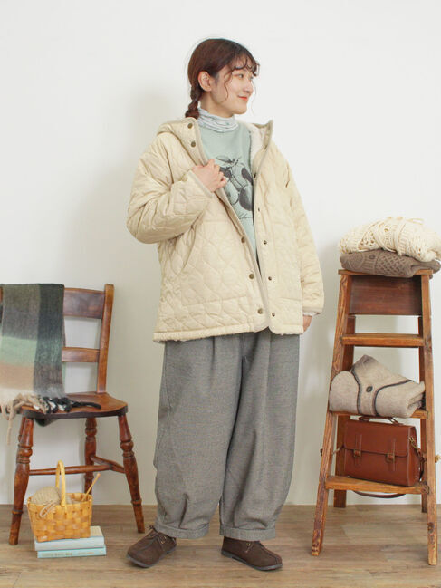 Samansa Mos2「柄アソートプリントスウェット」|Tシャツ・カットソー|