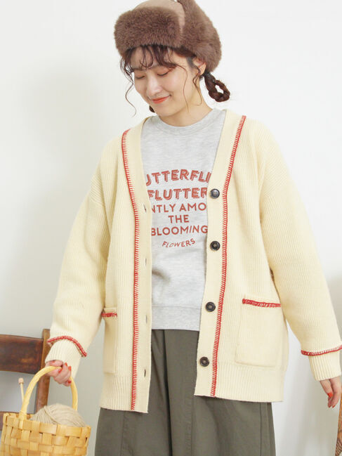 Samansa Mos2「柄アソートプリントスウェット」|Tシャツ・カットソー|