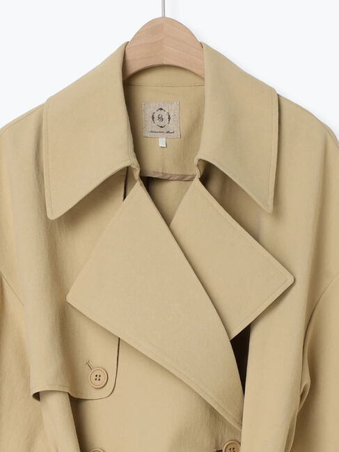 Samansa Mos2「フレアライントレンチコート」|その他|