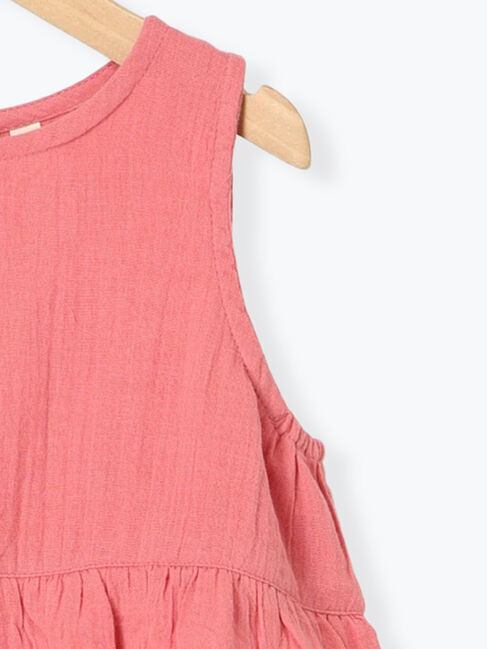 Samansa Mos2 Lagom「フリルティアードノースリワンピース」|ワンピース|