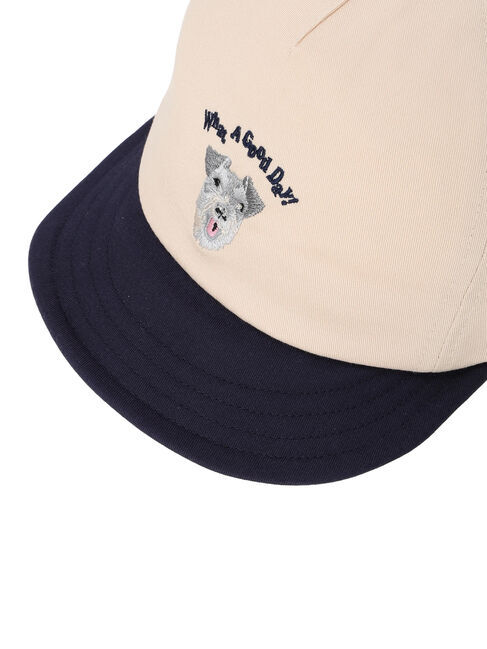 Samansa Mos2 Lagom「シュナウザー刺繍キャップ」|その他|