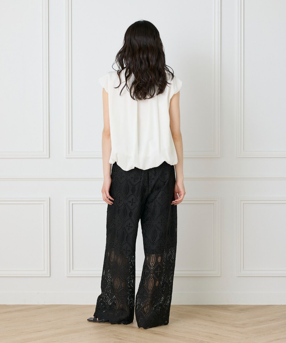 INED「《大きいサイズ》バルーンブラウス」|シャツ・ブラウス|