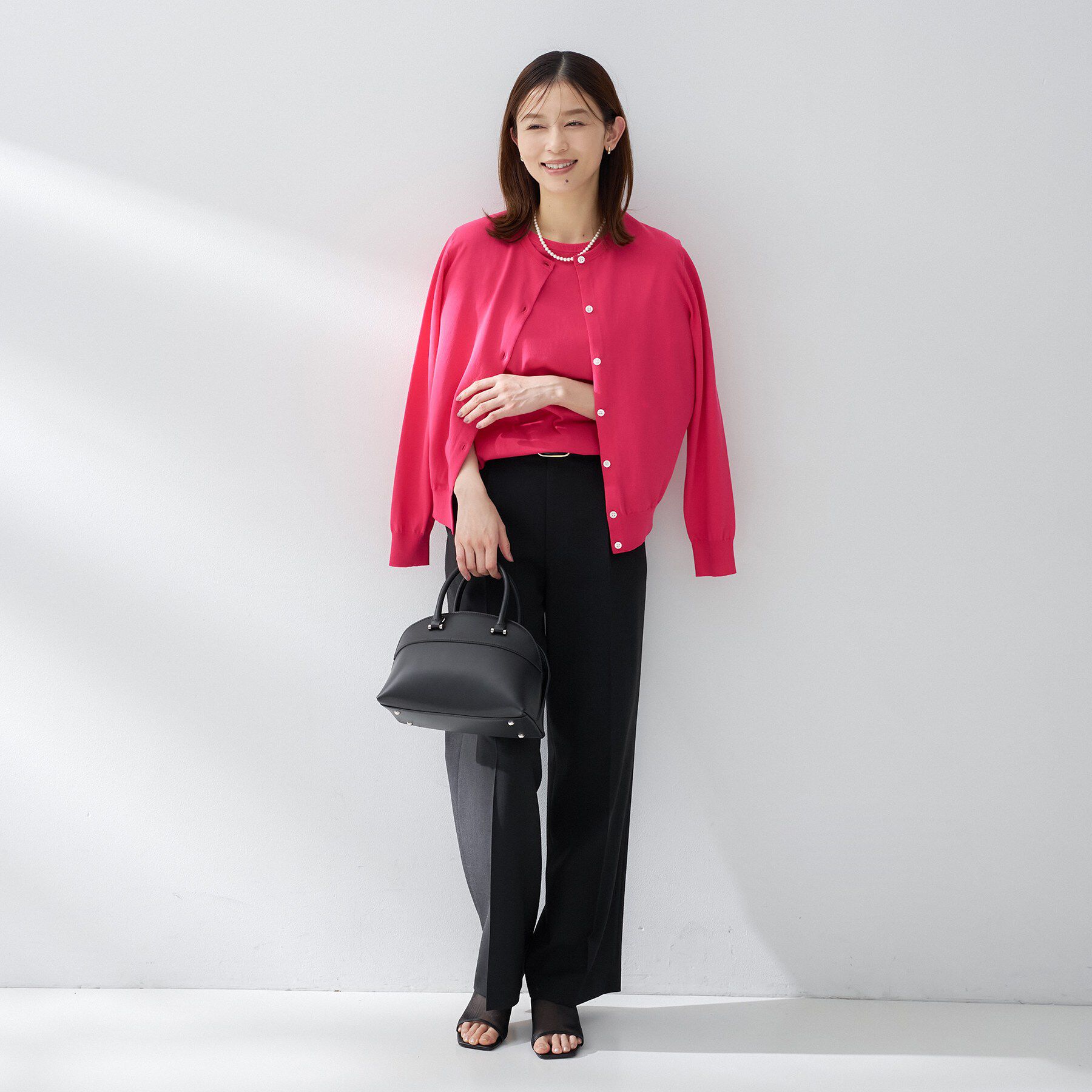 UNTITLED「コットンベーシックニット」|ニット・セーター|