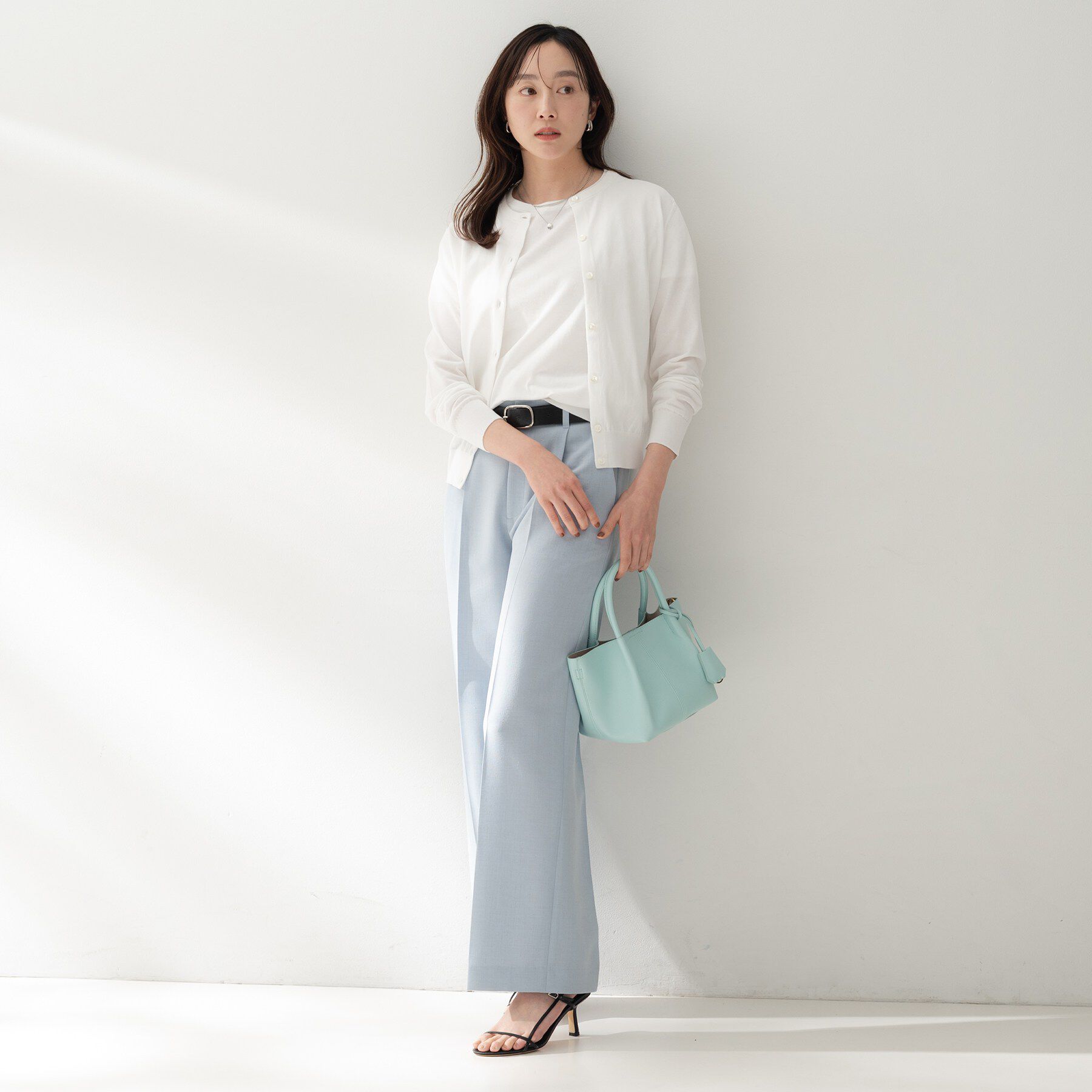 UNTITLED「コットンベーシックニット」|ニット・セーター|