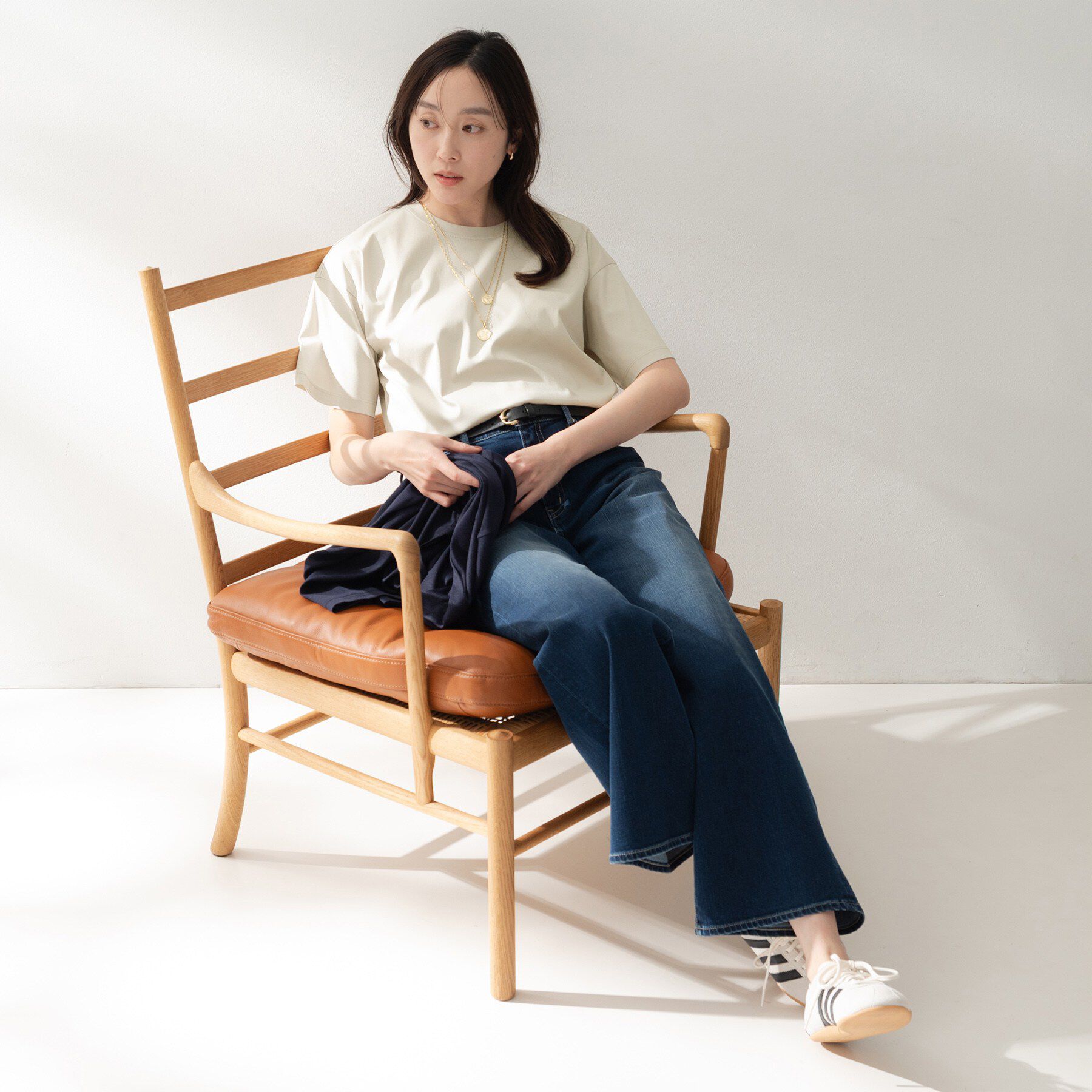 UNTITLED「コットンベーシックカットソー」|Tシャツ・カットソー|