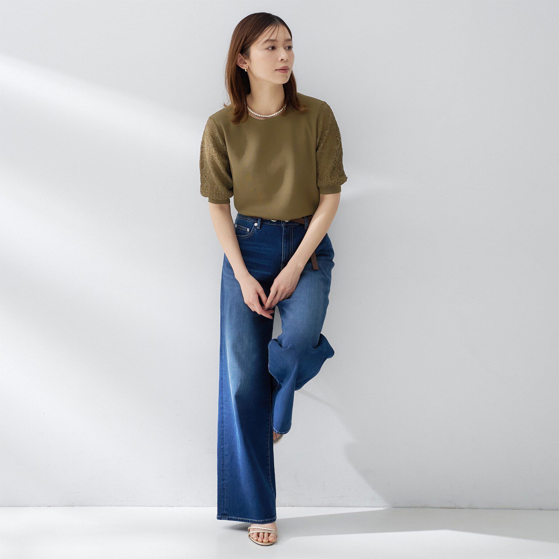 UNTITLED「エレガンススリーブニット」|ニット・セーター|