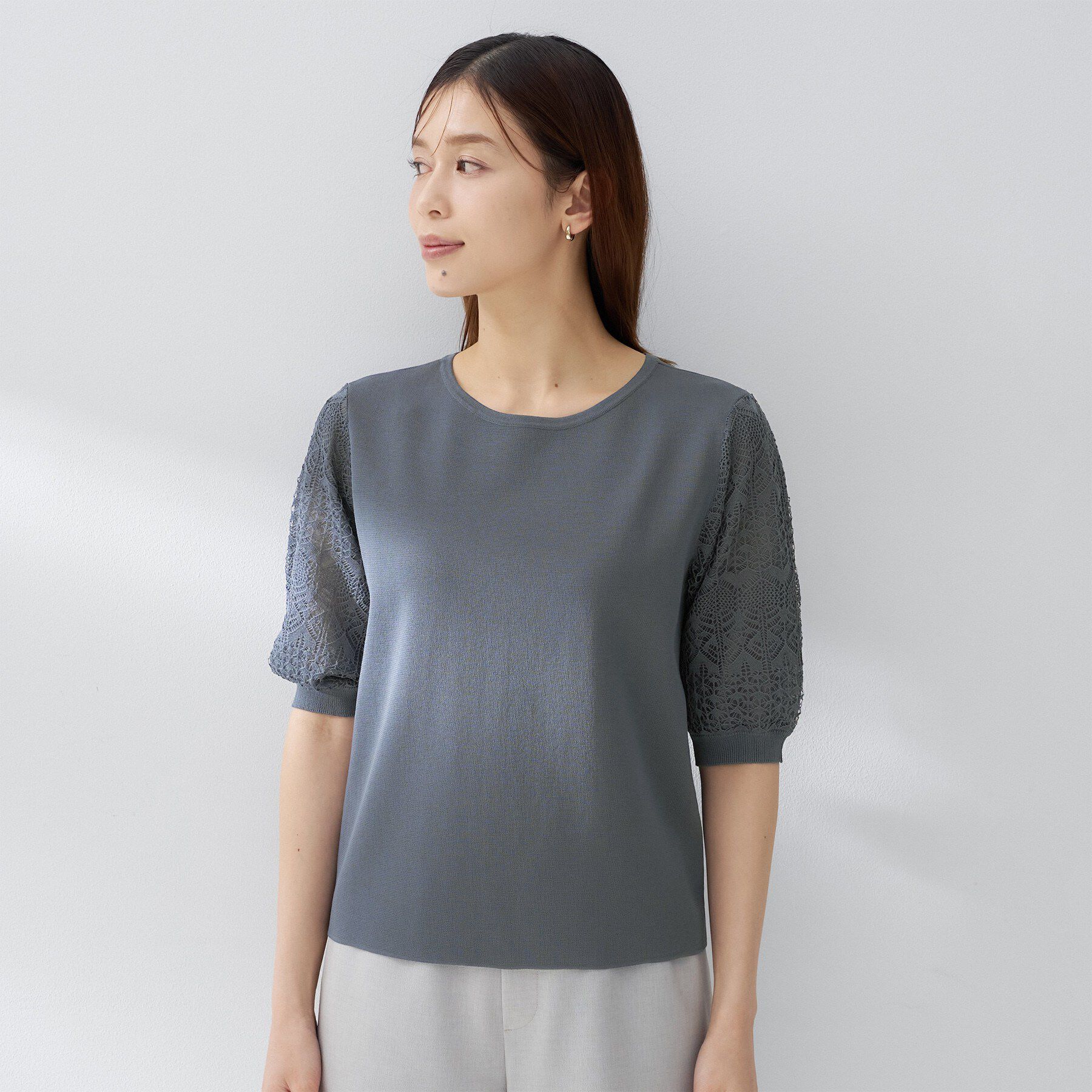 UNTITLED「エレガンススリーブニット」|ニット・セーター|