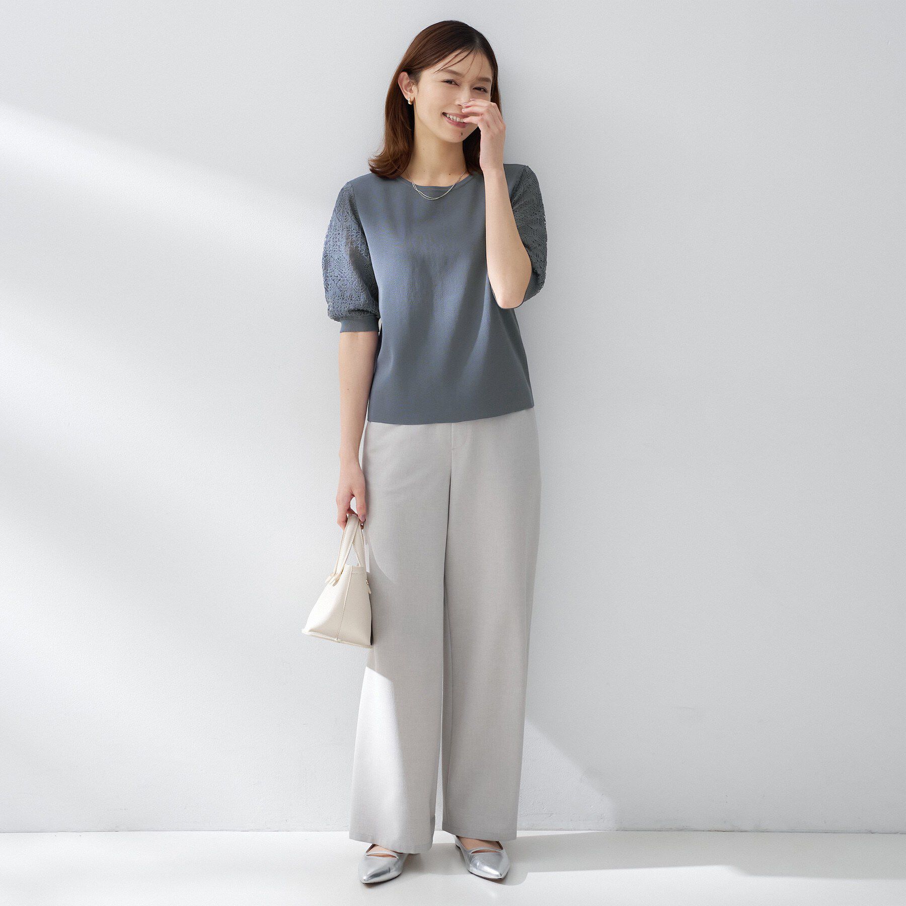 UNTITLED「エレガンススリーブニット」|ニット・セーター|