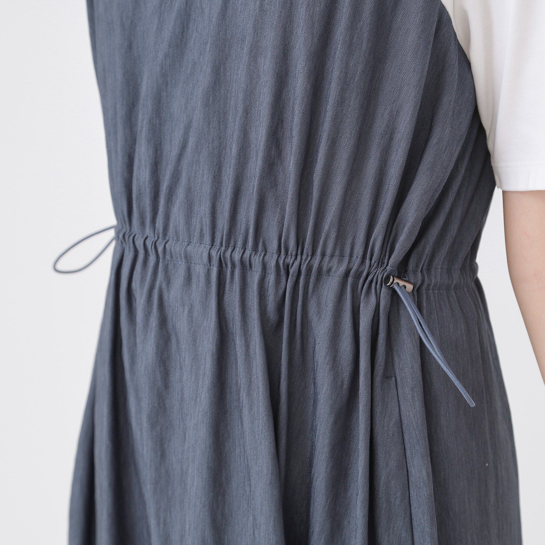 COUP DE CHANCE「【手洗い可】異素材ドッキングワンピース」|ワンピース|