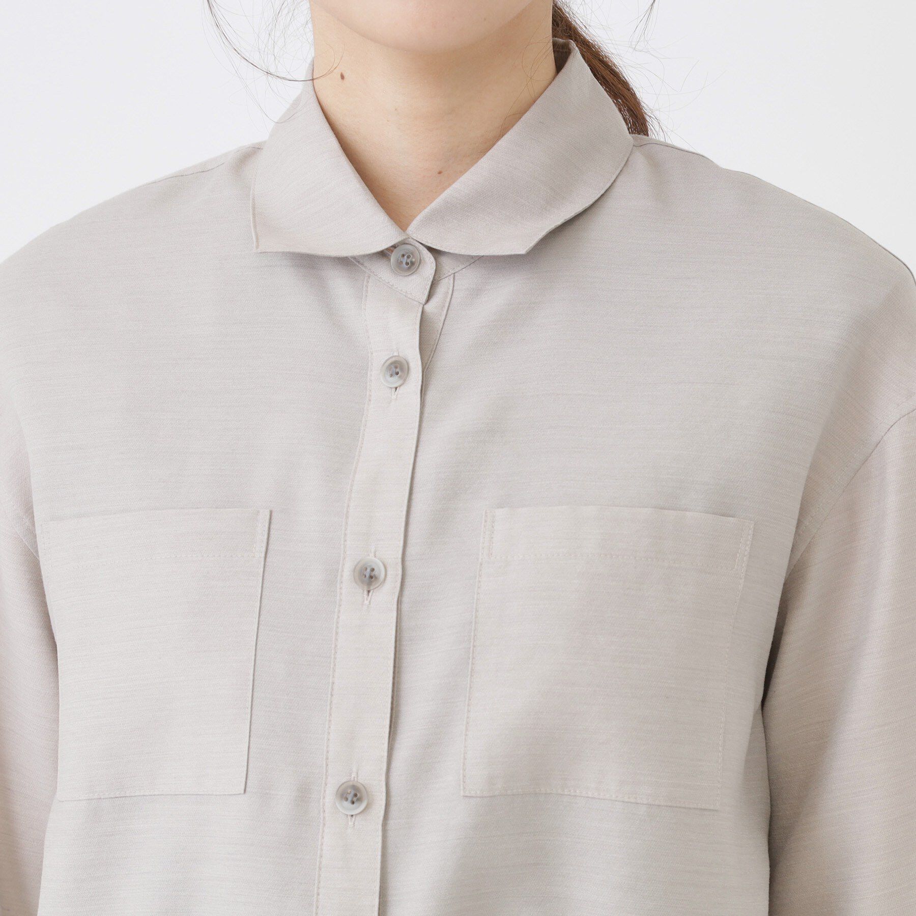 COUP DE CHANCE「【手洗い可/ショート丈】クロップドシャツ」|シャツ・ブラウス|