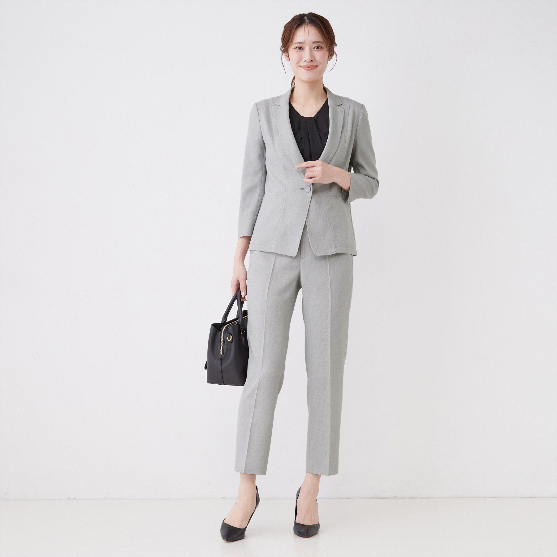 COUP DE CHANCE「【手洗い可／日本製／セットアップ可】リネンライクテーパードパンツ」|その他|