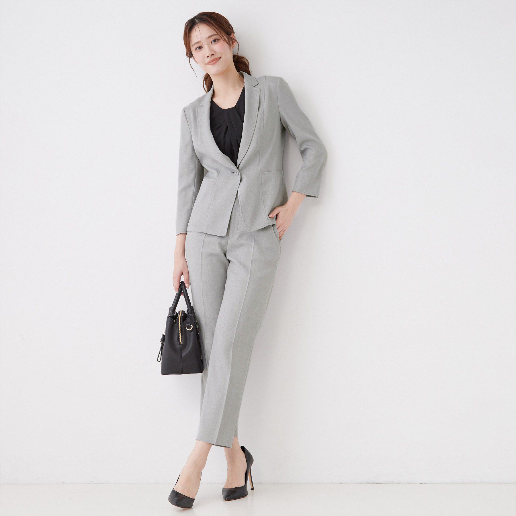 COUP DE CHANCE「【手洗い可／日本製／セットアップ可】リネンライクテーパードパンツ」|その他|