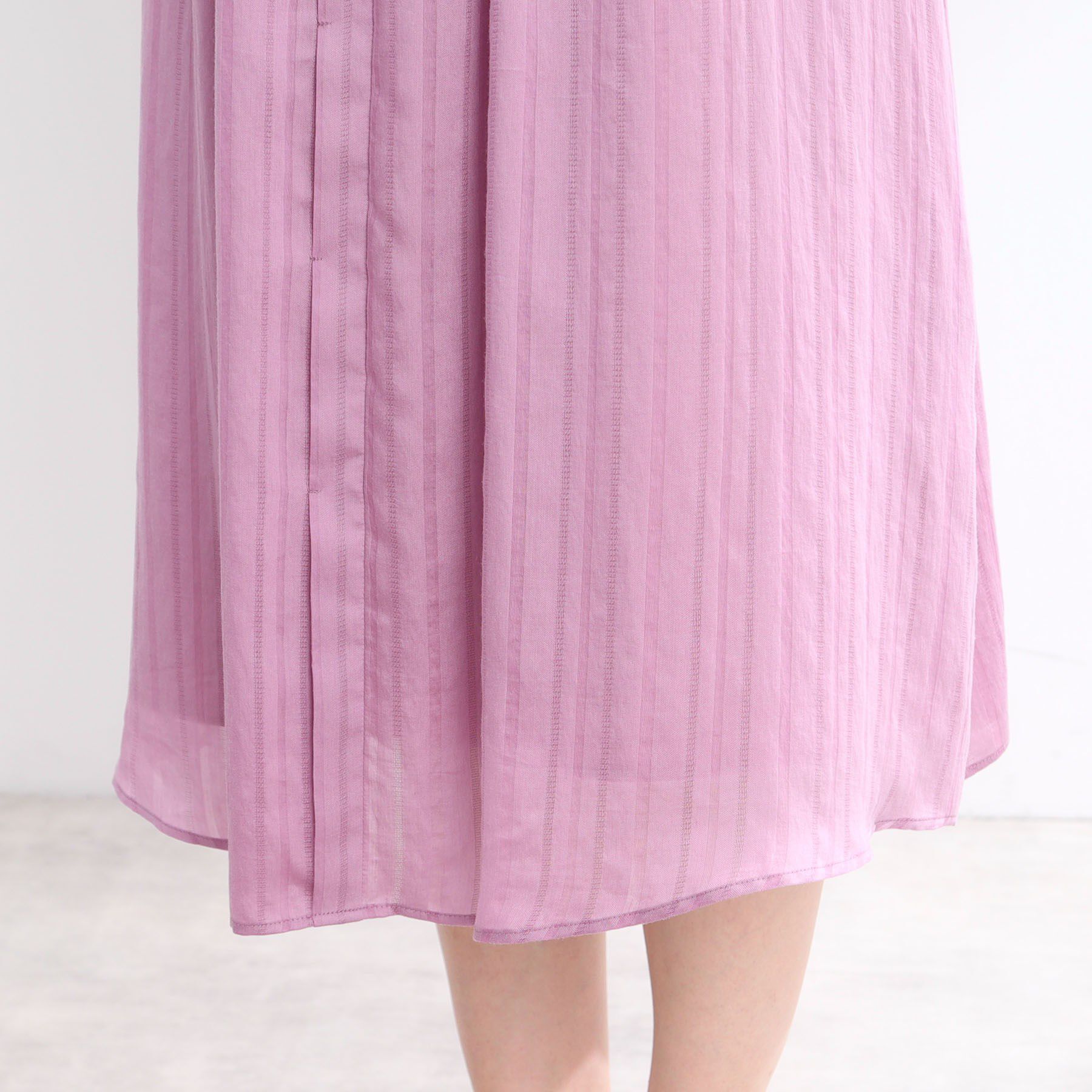 Reflect「【夏SALE／手洗い可】シャドーボーダーワンピース」|ワンピース|