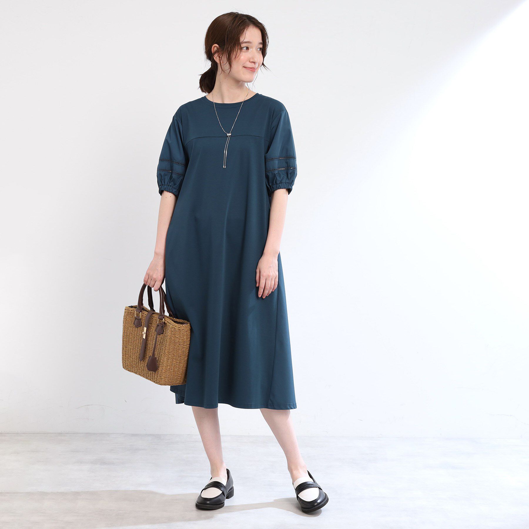 Reflect「【夏SALE／E‐QUALITY／手洗い可】リラクシーワンピース」|ワンピース|