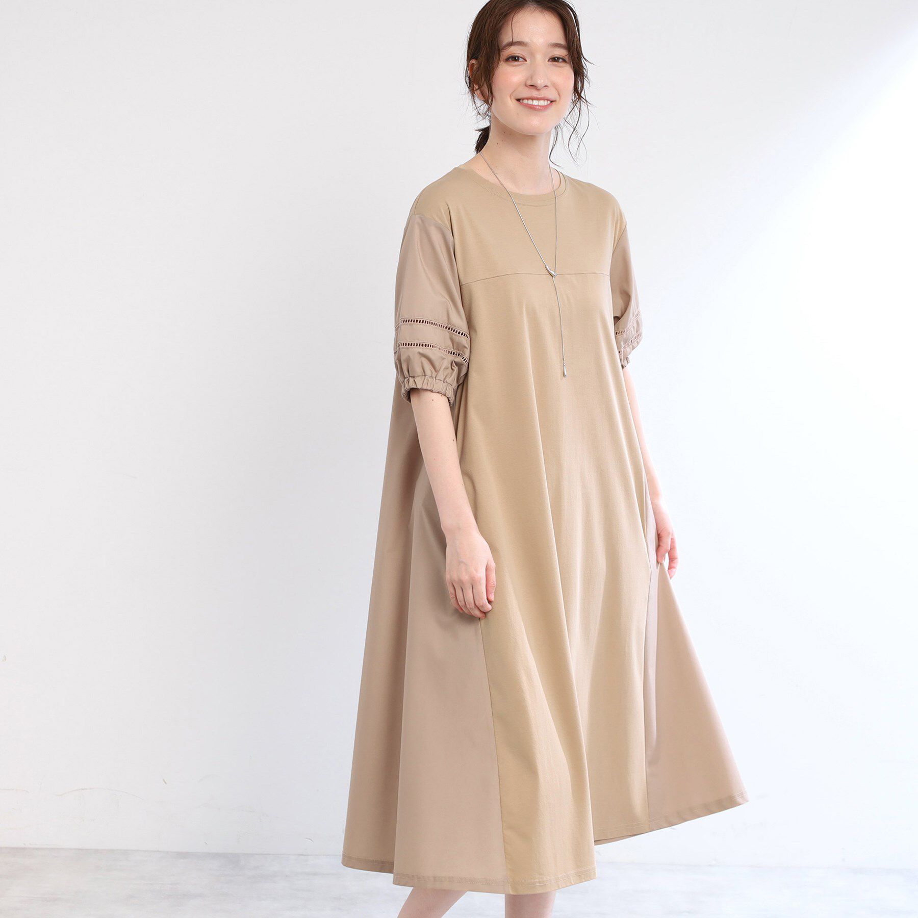 Reflect「【夏SALE／E‐QUALITY／手洗い可】リラクシーワンピース」|ワンピース|