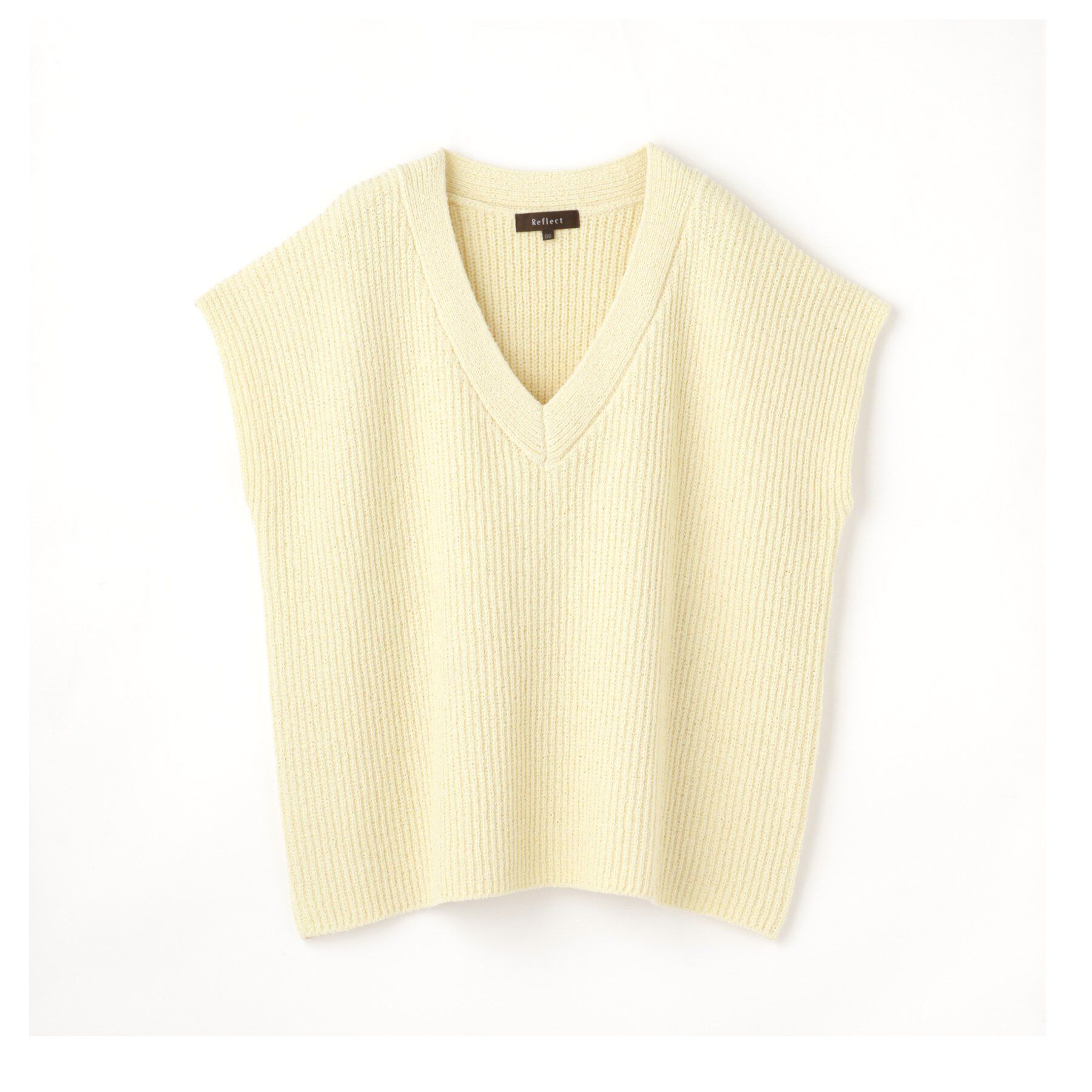Reflect「【レイヤードにおすすめ◎】ドライタッチニットベスト」|ニット・セーター|