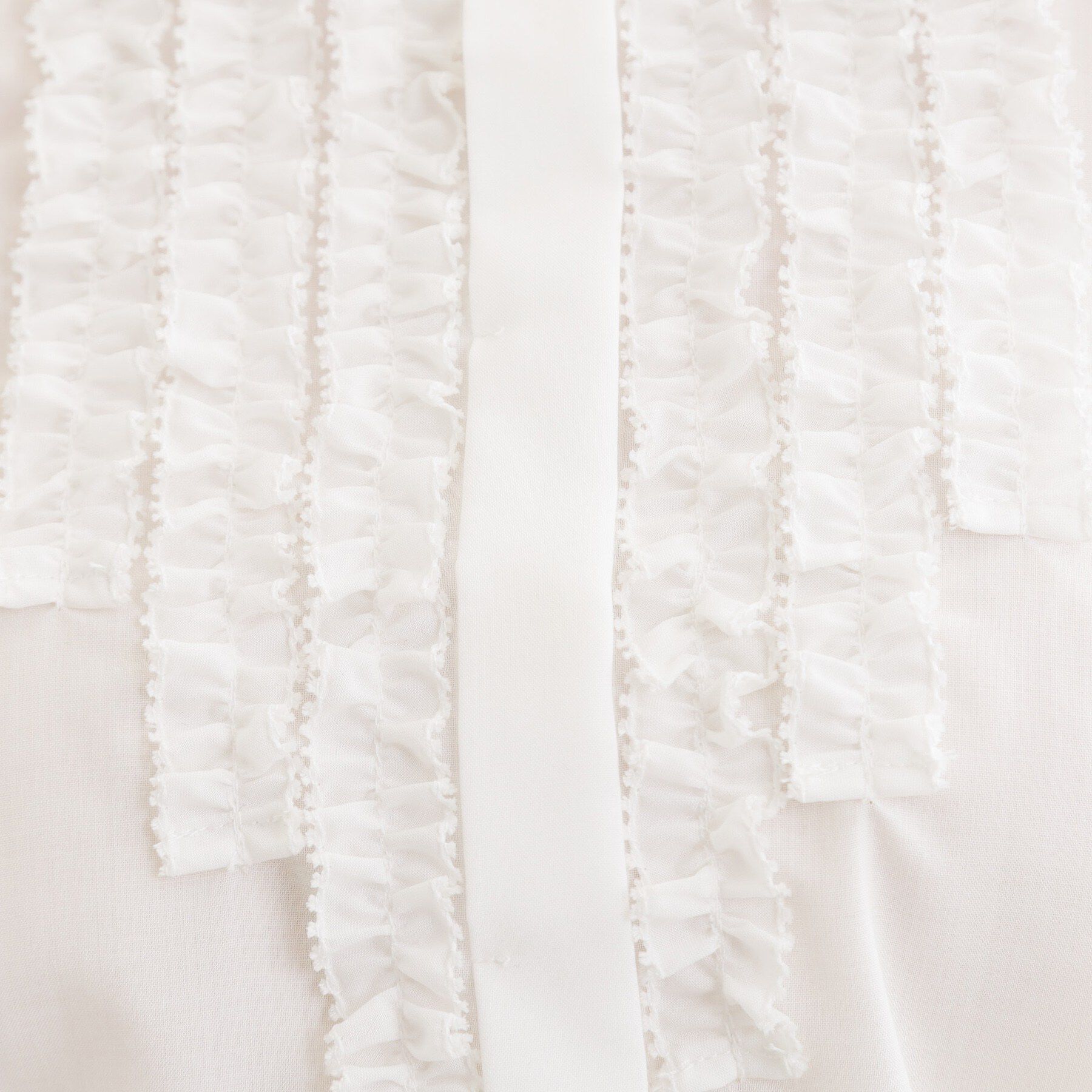 Reflect「【接触冷感】八分袖フロントフリルブラウス」|シャツ・ブラウス|