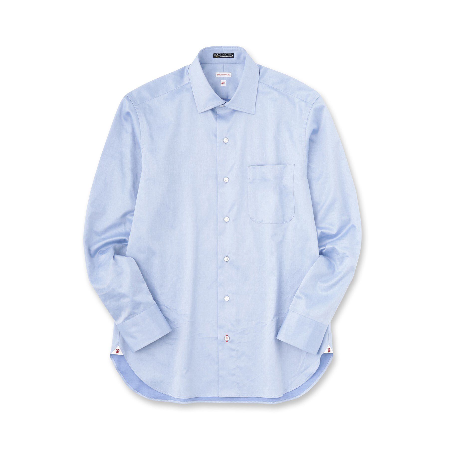 DRESSTERIOR「100／2 ワイドカラーシャツ」|シャツ・ブラウス|