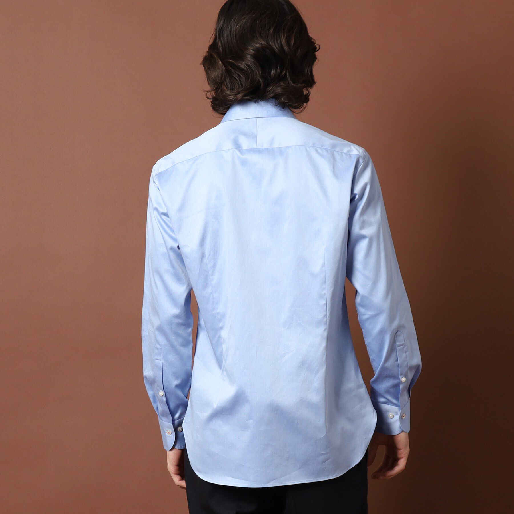 DRESSTERIOR「100／2 ワイドカラーシャツ」|シャツ・ブラウス|